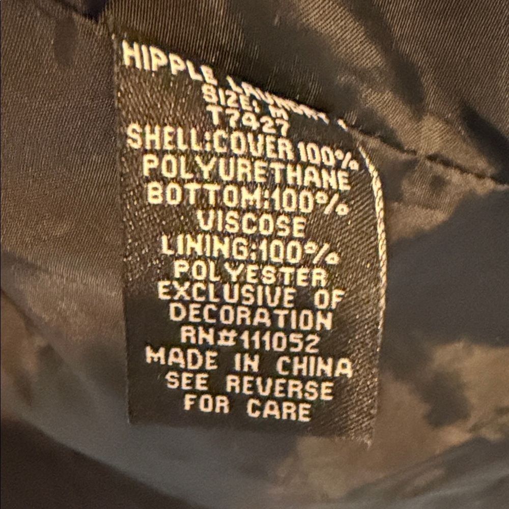 Hippie Laundry Black Leather Jacket with Floral Embroidery - Picture 7 of 7
